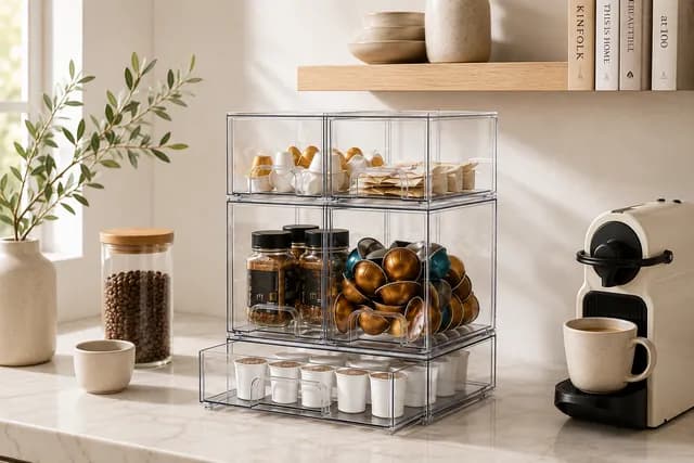  Stackable Organizer Supplies Organization
