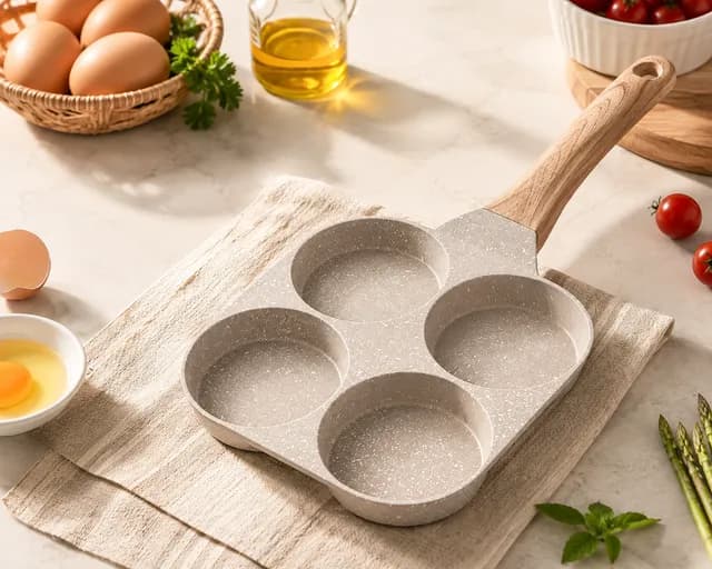 4 Cup Nonstick Granite Pan