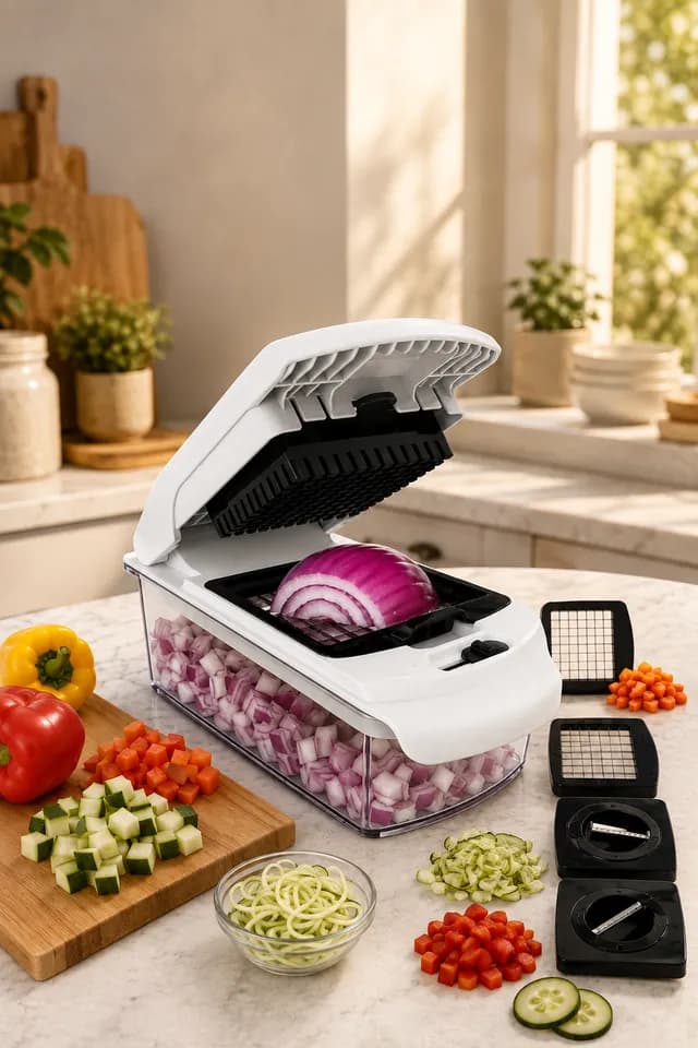 Best Multifunction Vegetable Chopper for Fast Meal Prep & Kitchen Organization