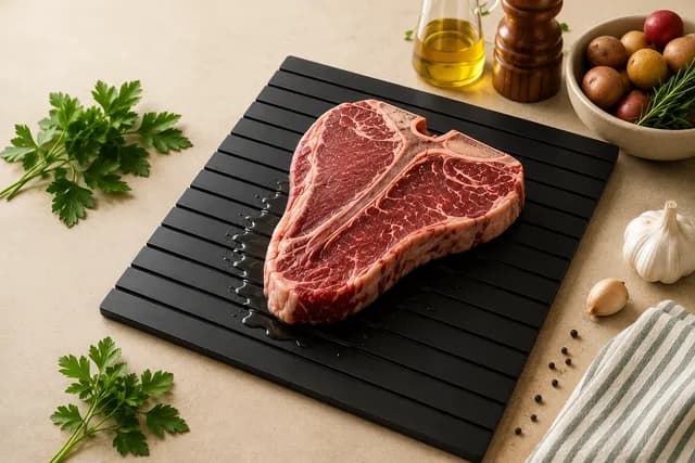 Natural Defrosting Tray for Frozen Meat | Fast & Safe Thawing