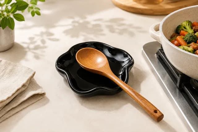 Spoon rest for countertop 