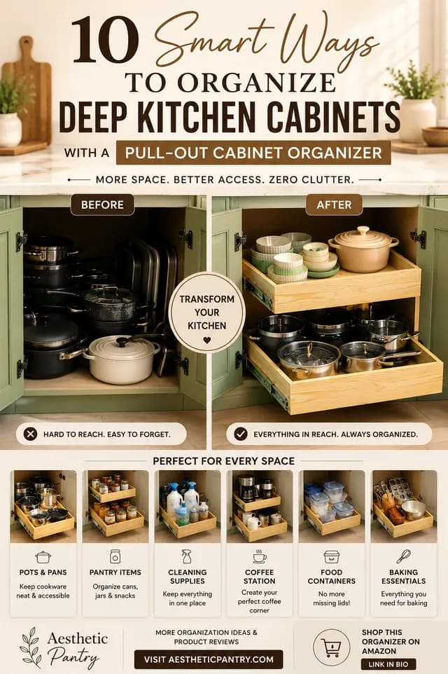 Pull-Out Cabinet Organizer
