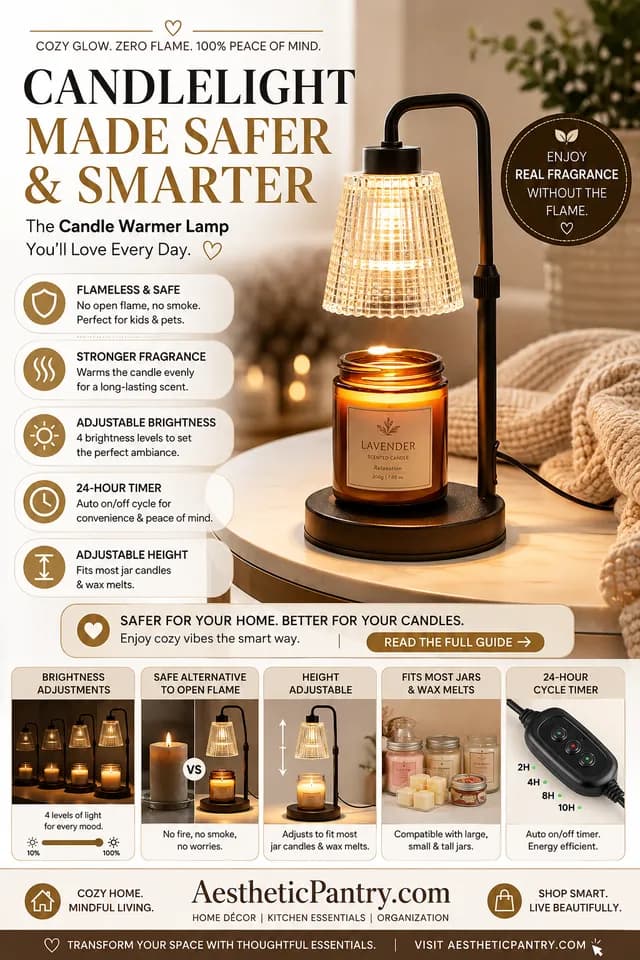 Candle Warmer Lamp: The Safer Way to Enjoy Stronger Candle Fragrance at Home