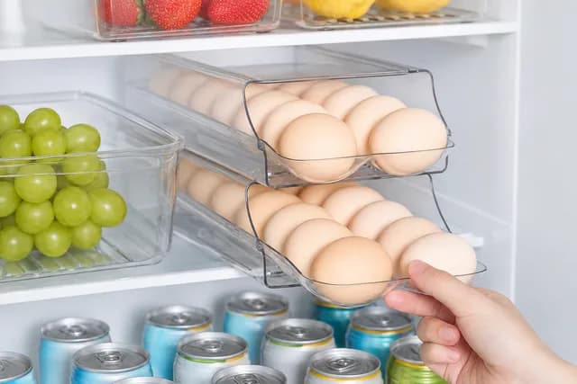 2 pack egg Holder for Fridge 