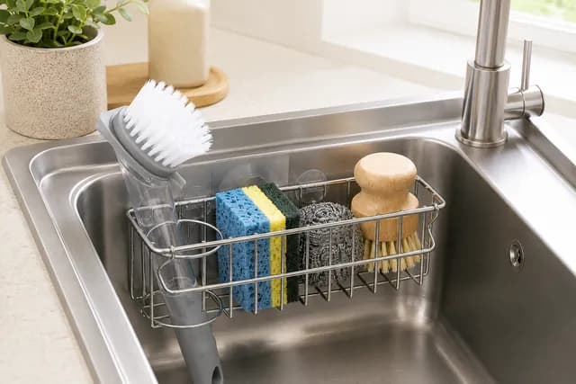 Sponge Holder Suction Cups Adhesive