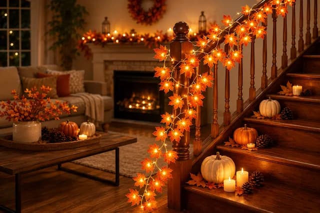 Fall Leaf String Lights: The Cozy Autumn Decor Trend Transforming Homes in 2026