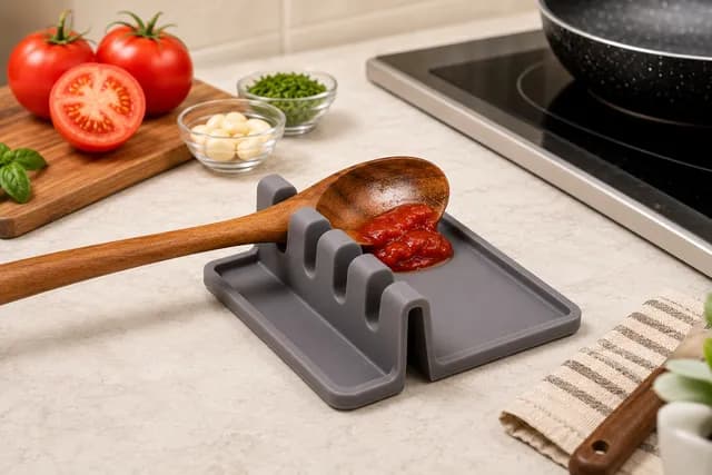 Silicone Utensil Rest Review: The Easy Way to Keep Kitchen Counters Clean