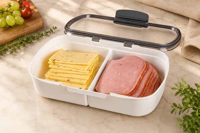 The Smart Refrigerator Storage Container That Keeps Cheese and Deli Meats Fresh & Organized