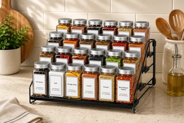 4-Tier Spice Rack Organizer Review: The Smart Way to Organize Your Kitchen